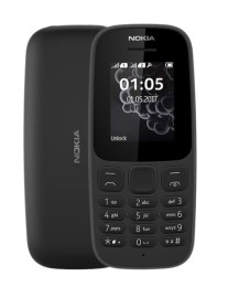 Nokia 105 Dual SIM Black 4MB 2G