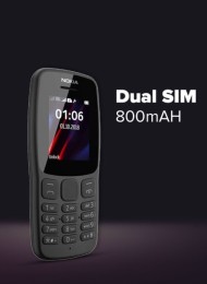 Nokia 106 Dual SIM Black 4MB 2G-Vaitnam