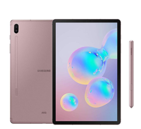 Samsung Galaxy Tab S6 (2019) 10.5 Inch, 128GB, 6GB RAM, Wi-fi, 4G LTE, Rose Blush - UAE Version