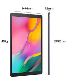 Samsung Galaxy Tab A (2019) 10.1 Inch, 32GB, 2GB RAM, Wi-Fi, 4G LTE, Black - International Version